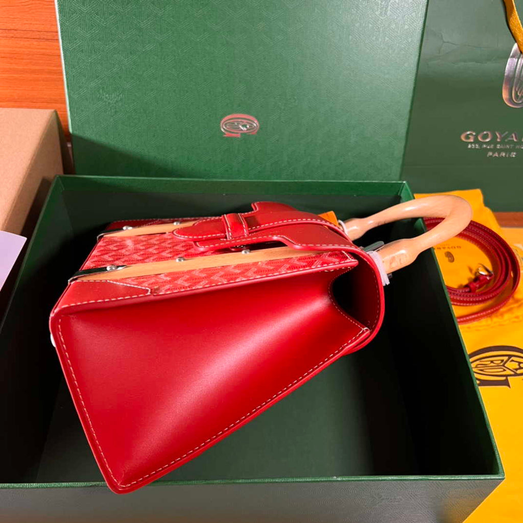 Goyard BPMLTY07CL07P Sac Saigon Pm Bag Red