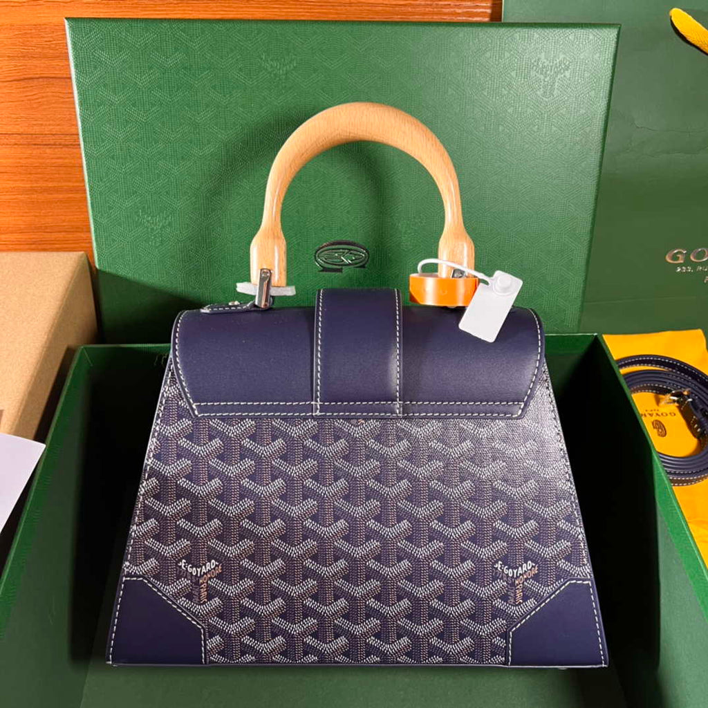 Goyard BPMLTY07CL07P Sac Saigon Pm Bag Navy Blue
