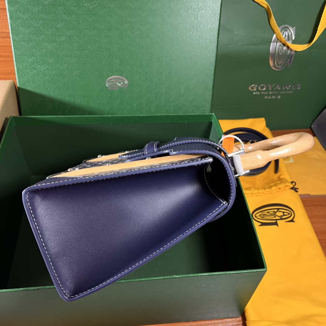 Goyard BPMLTY07CL07P Sac Saigon Pm Bag Navy Blue - Default Title - View 3