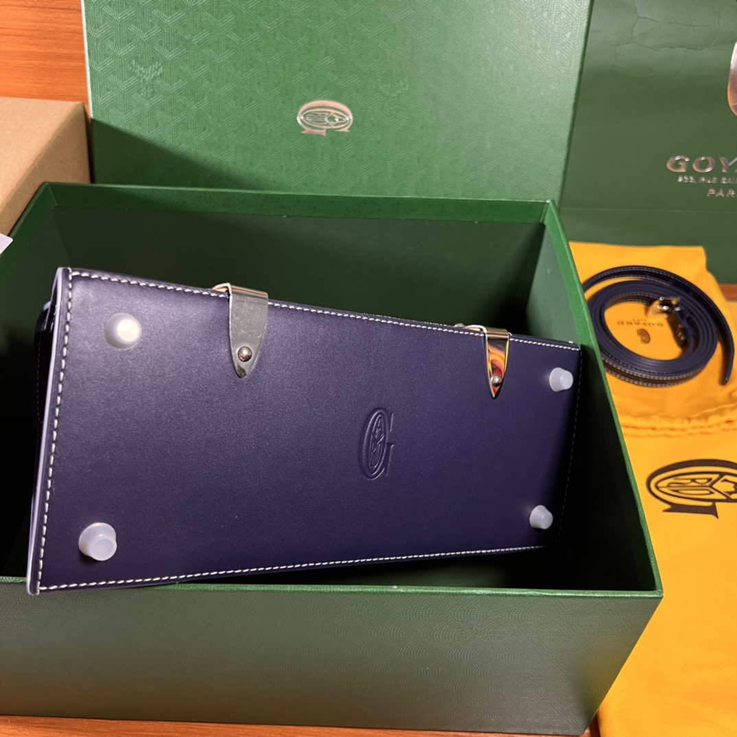 Goyard BPMLTY07CL07P Sac Saigon Pm Bag Navy Blue - Default Title - View 4