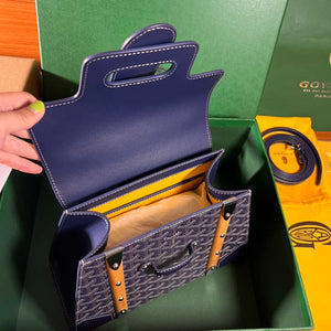 Goyard BPMLTY07CL07P Sac Saigon Pm Bag Navy Blue - Default Title - View 6