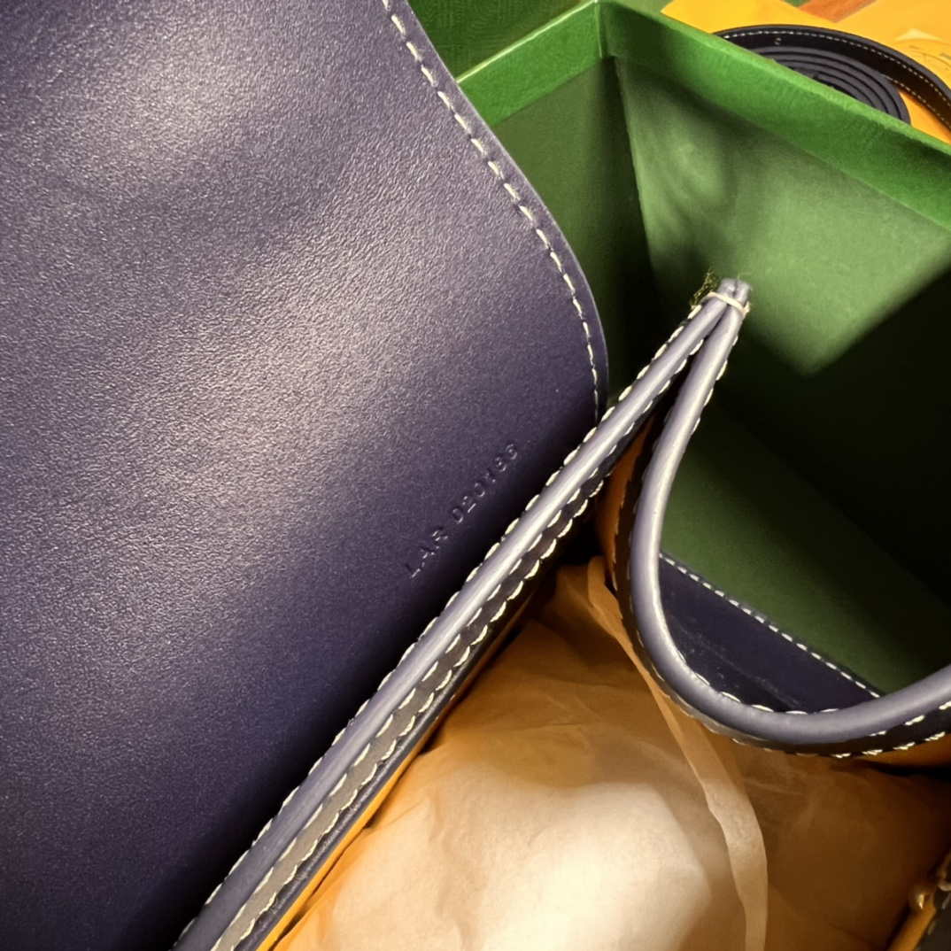 Goyard BPMLTY07CL07P Sac Saigon Pm Bag Navy Blue - Default Title - View 8