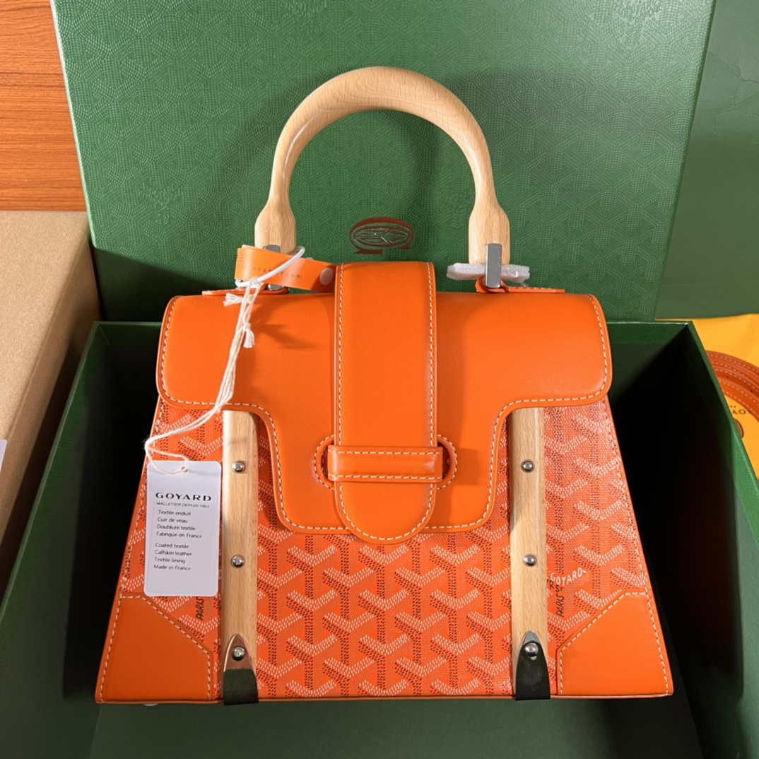 Goyard Sac Saigon Pm Bag BPMLTY07CL07P Orage Red - Default Title - View 1