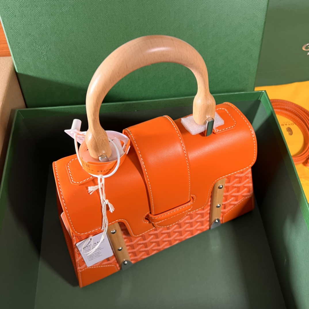 Goyard Sac Saigon Pm Bag BPMLTY07CL07P Orage Red - Default Title - View 3