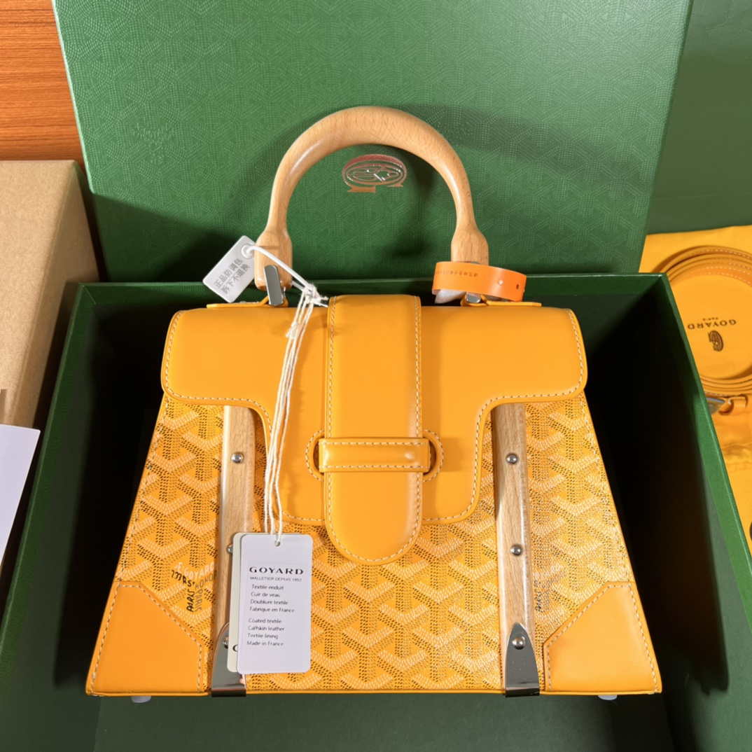 Goyard Sac Saigon Pm Bag BPMLTY07CL07P Yellow - Default Title - View 1