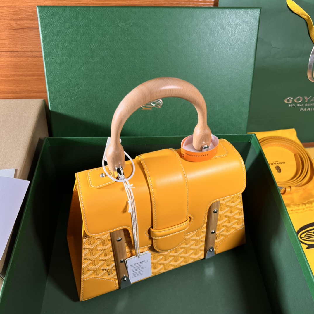 Goyard Sac Saigon Pm Bag BPMLTY07CL07P Yellow - Default Title - View 3