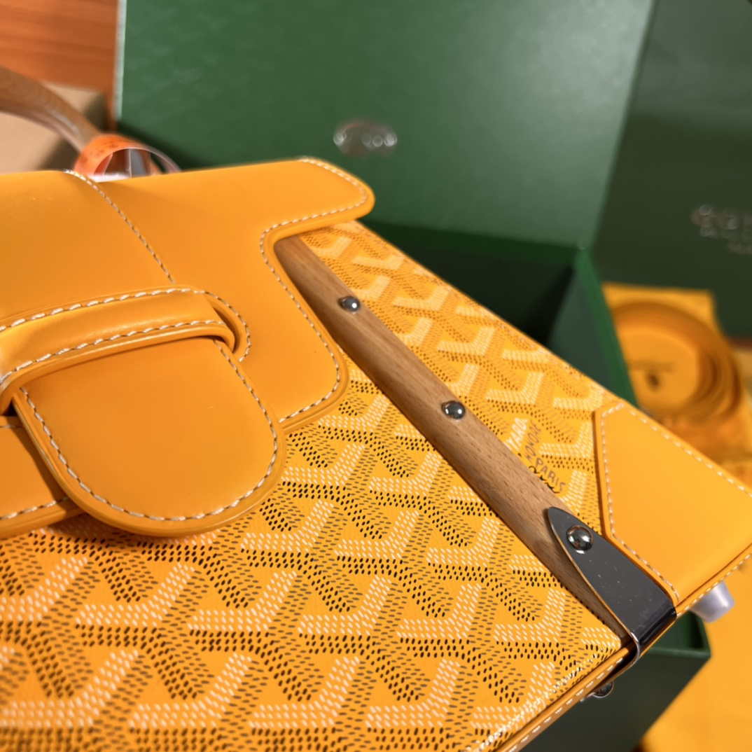 Goyard Sac Saigon Pm Bag BPMLTY07CL07P Yellow - Default Title - View 7