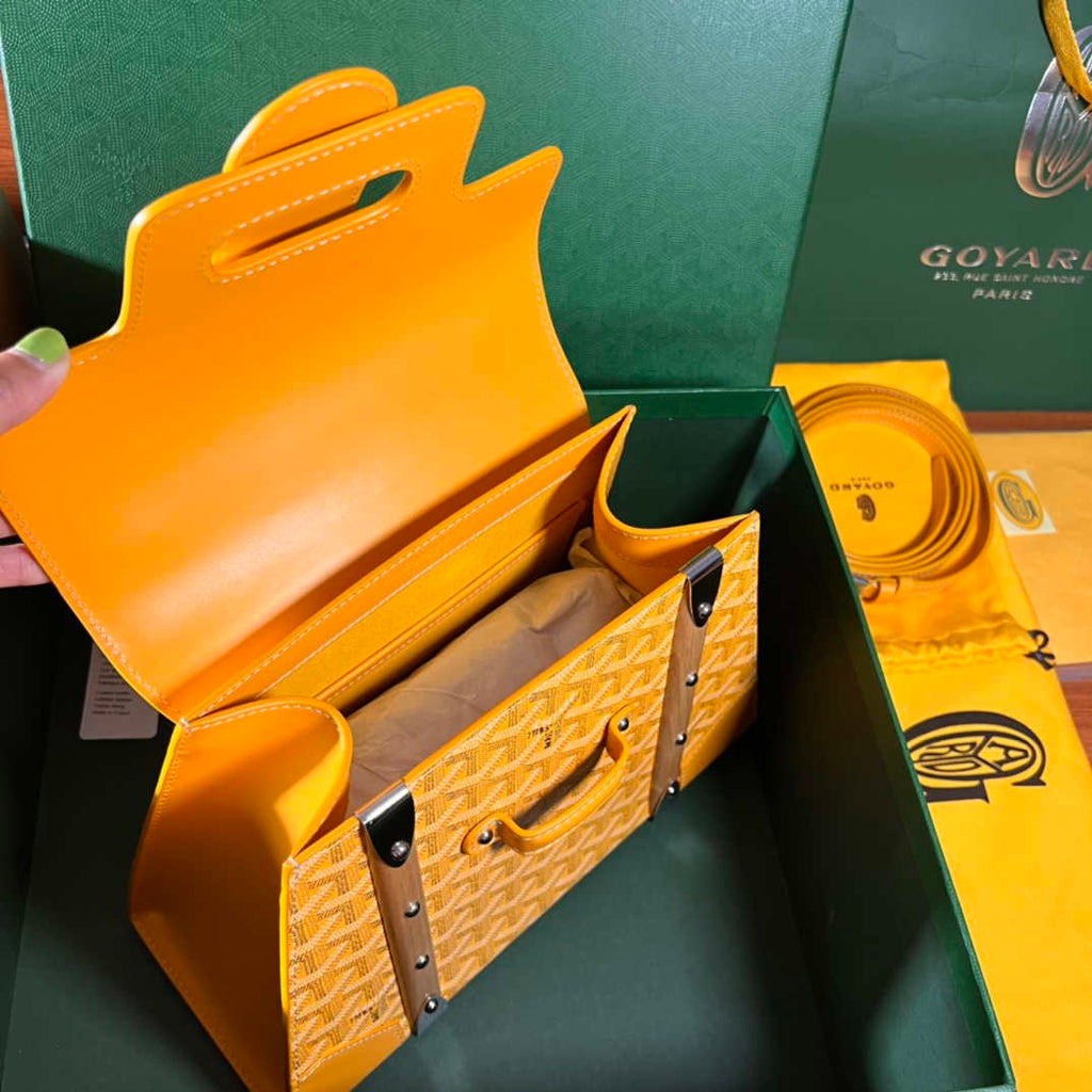 Goyard Sac Saigon Pm Bag BPMLTY07CL07P Yellow