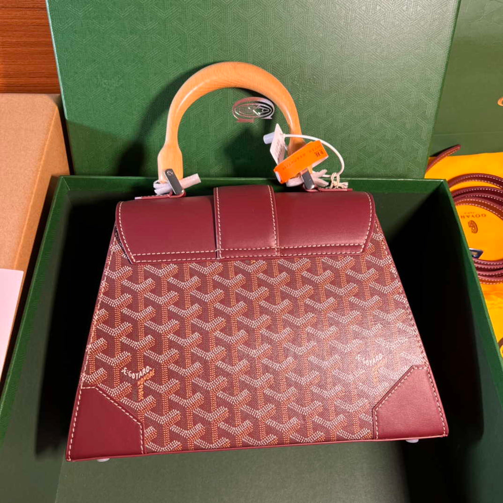 Goyard Sac Saigon Pm Bag BPMLTY07CL07P Wine Red