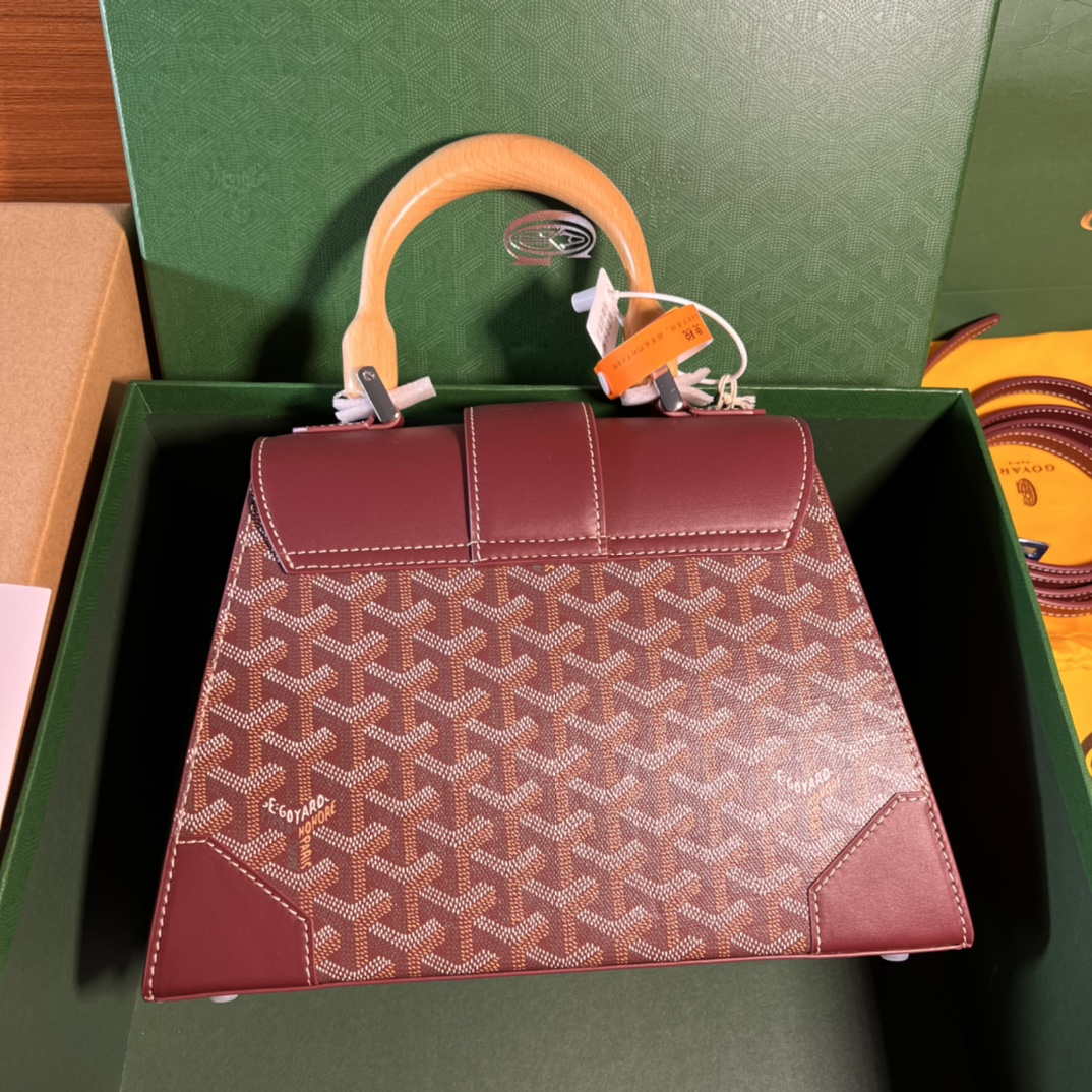 Goyard Sac Saigon Pm Bag BPMLTY07CL07P Wine Red