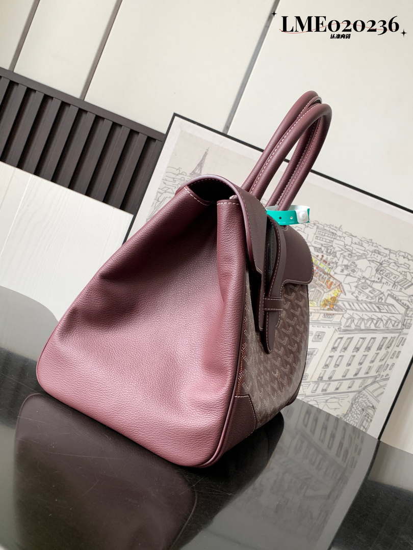 Goyard SAIGOCMMLTY09CL09P Saigon tote Bag Wine Red - Default Title - View 2