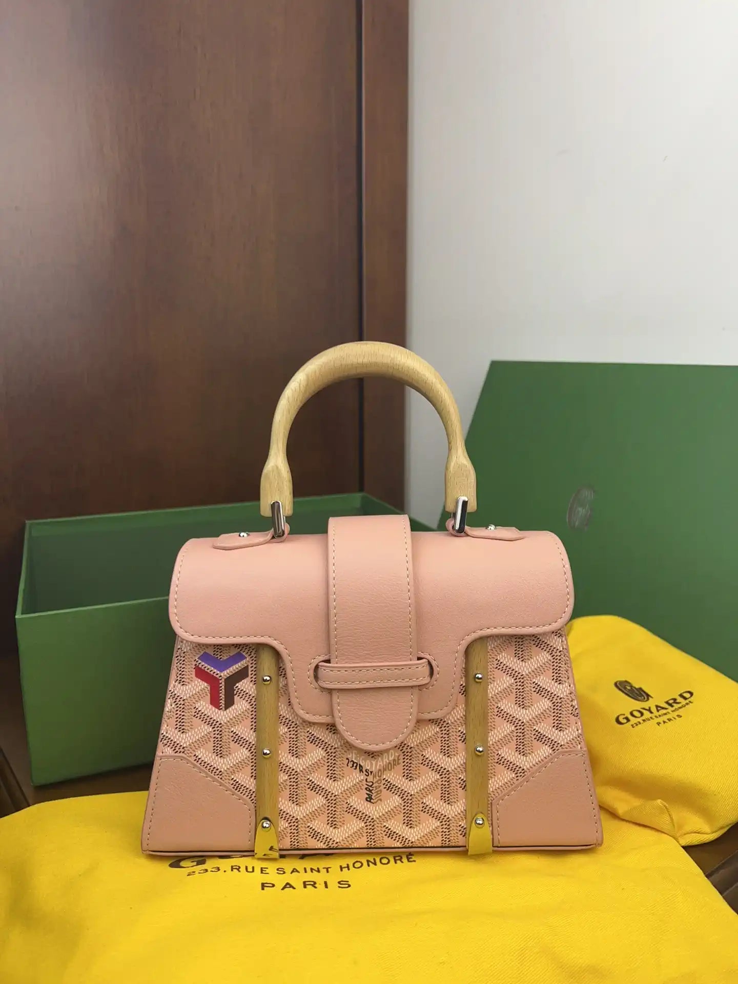 Goyard SAIGR2MINTY51CL51P Sa?gon Structur¨¦ Mini Bag G89002
