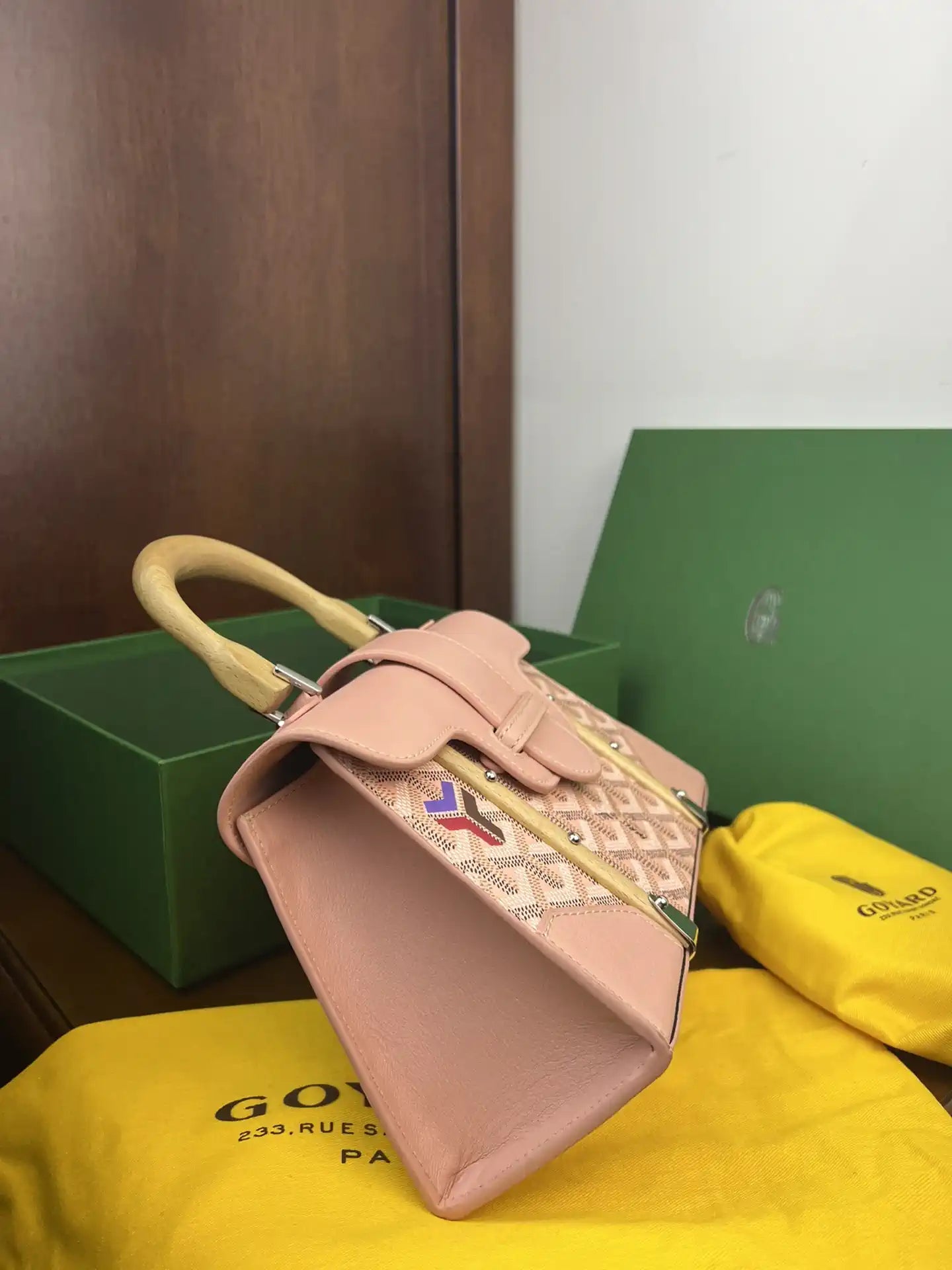 Goyard SAIGR2MINTY51CL51P Sa?gon Structur¨¦ Mini Bag G89002