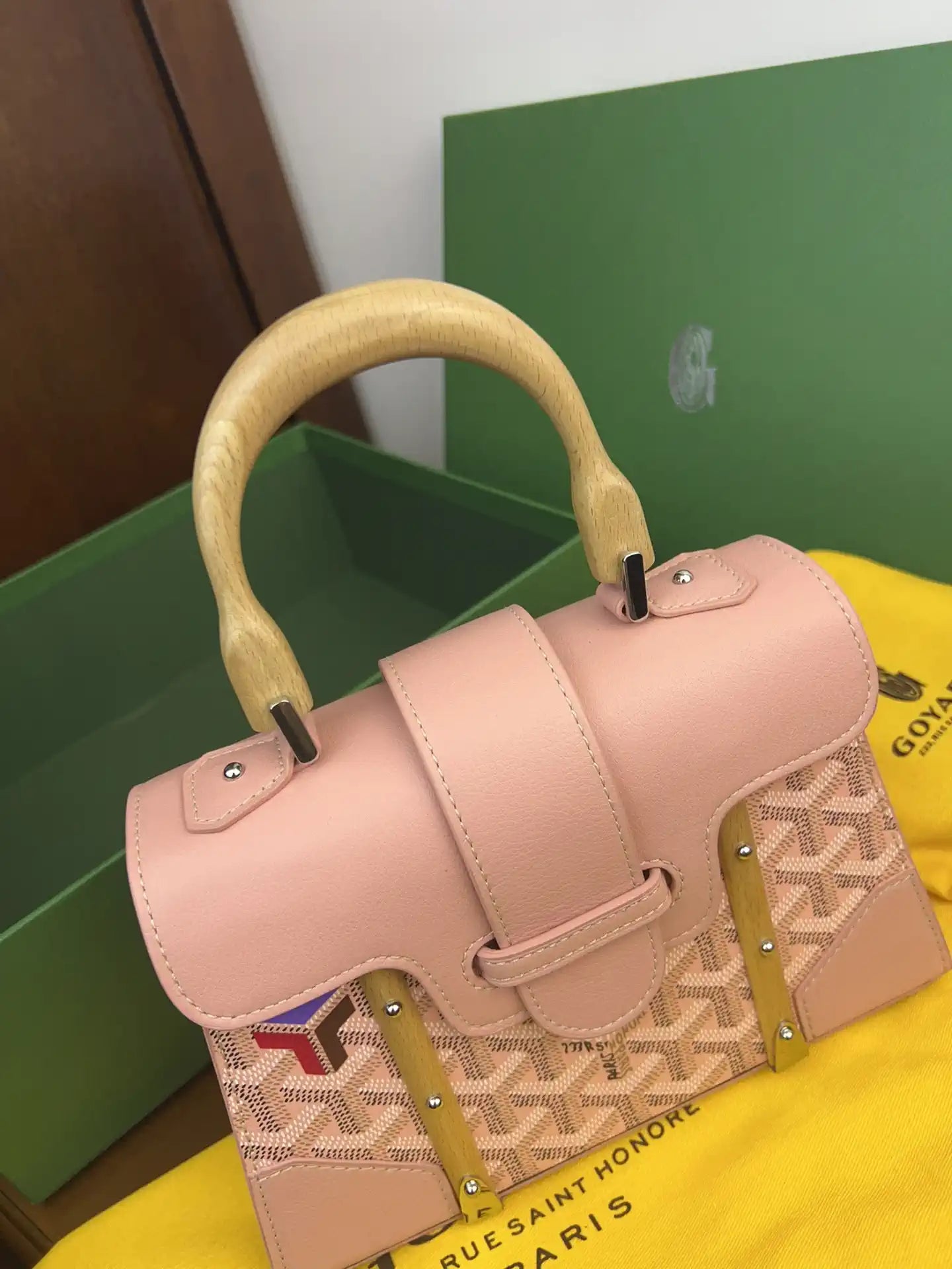 Goyard SAIGR2MINTY51CL51P Sa?gon Structur¨¦ Mini Bag G89002