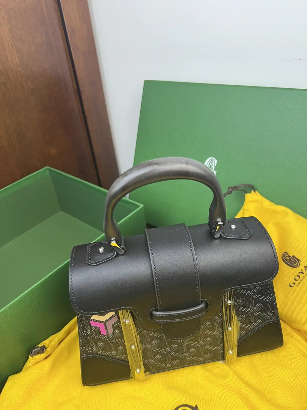 Goyard SAIGR2MINTY51CL51P Sa?gon Structur¨¦ Mini Bag G89003
