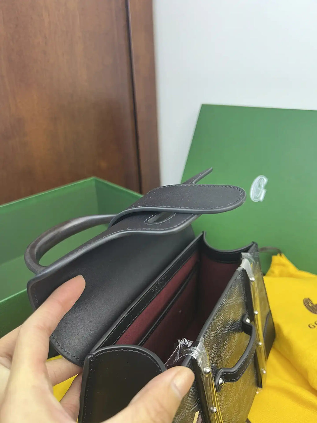 Goyard SAIGR2MINTY51CL51P Sa?gon Structur¨¦ Mini Bag G89003
