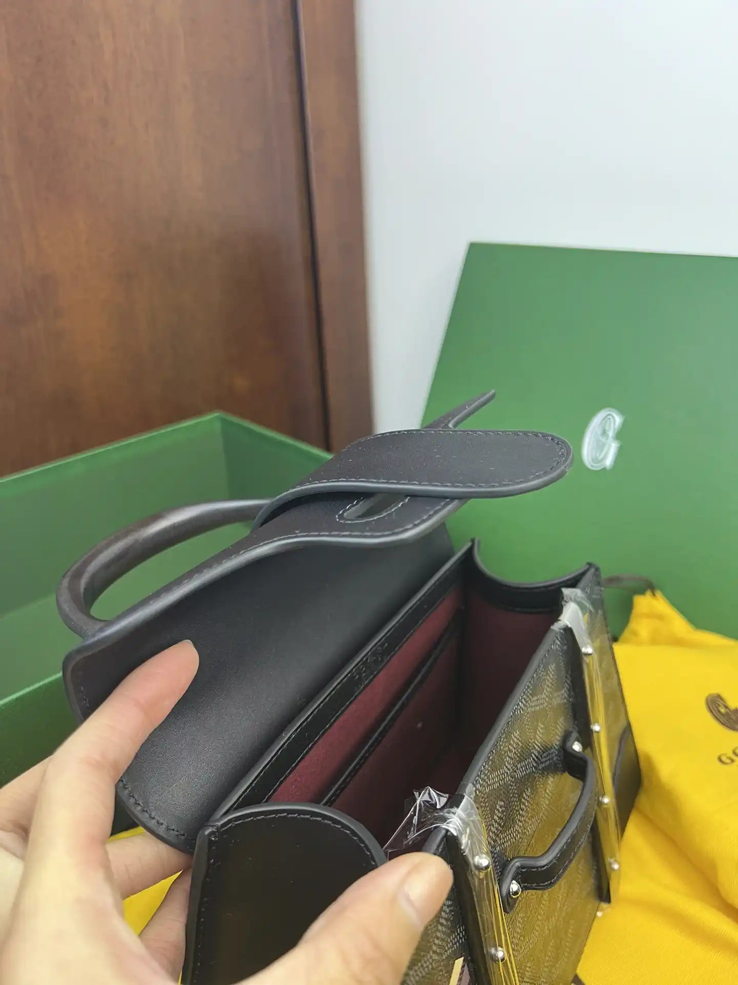 Goyard SAIGR2MINTY51CL51P Sa?gon Structur¨¦ Mini Bag G89003