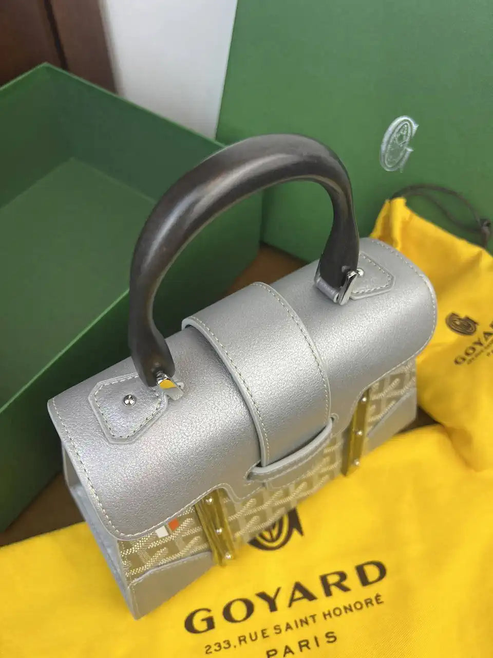 Goyard SAIGR2MINTY51CL51P Sa?gon Structur¨¦ Mini Bag G89004