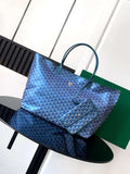 Goyard STLOUIGMLTY08CL08P Saint Louis GM Bag Pearly Blue