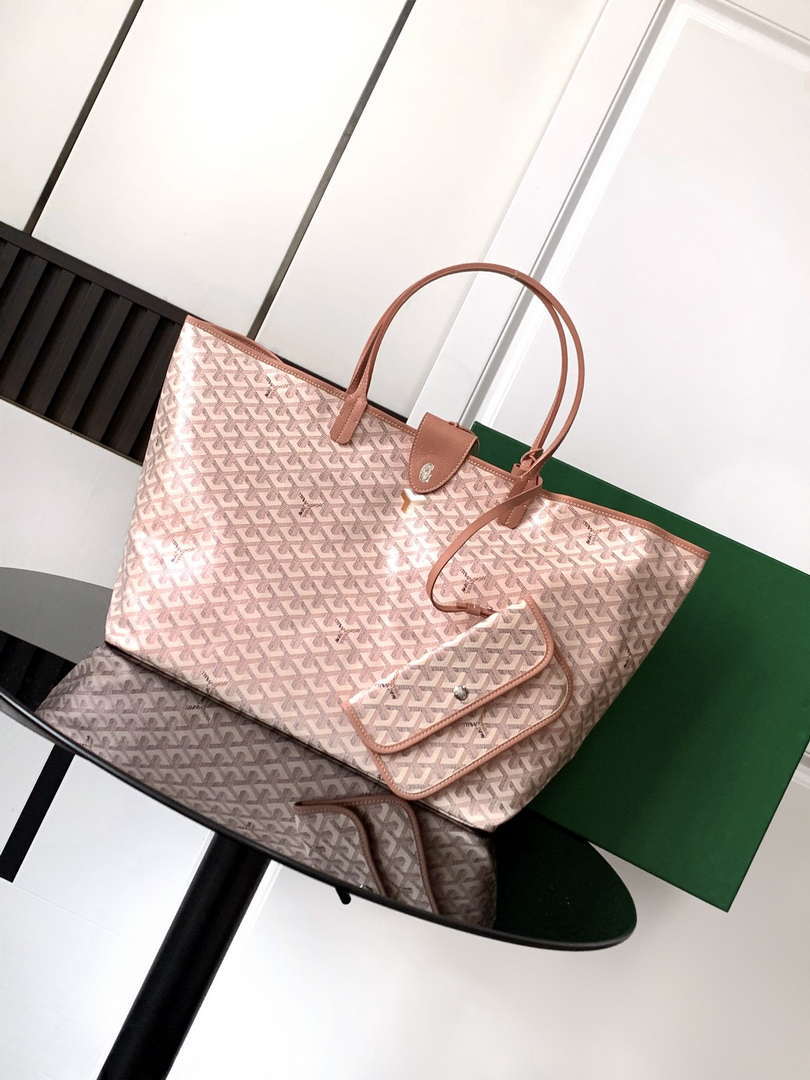 Goyard STLOUIGMLTY08CL08P Saint Louis GM Bag Pearly Pink