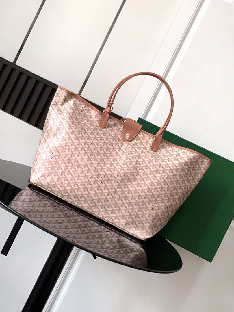 Goyard STLOUIGMLTY08CL08P Saint Louis GM Bag Pearly Pink