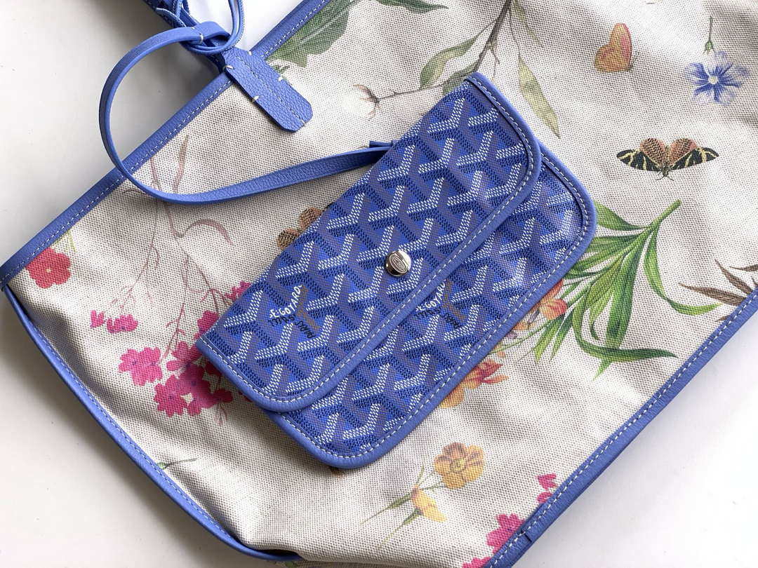 Goyard STLOUIPMLTY07CL07P Saint Louis PM Bag Blue