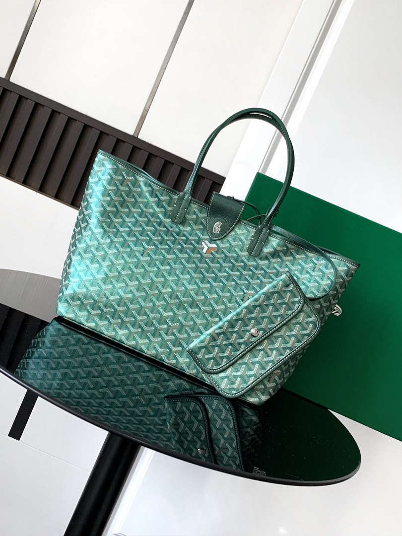 Goyard STLOUIPMLTY07CL07P Saint Louis PM Bag Pearly Green
