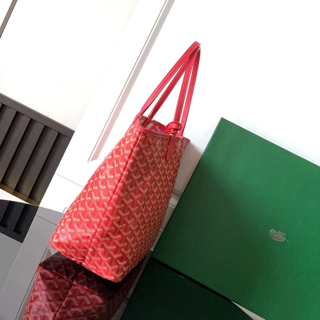 Goyard STLOUIPMLTY07CL07P Saint Louis PM Bag Red