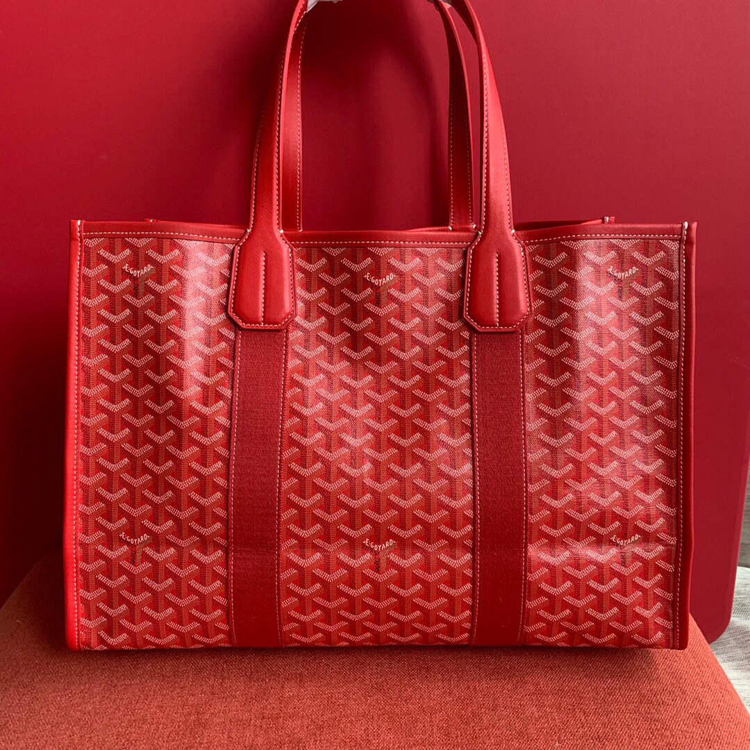 Goyard VILLETMMLTY08CL08X Villette Tote Bag MM Red - Default Title - View 2