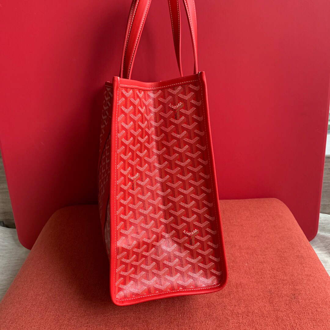 Goyard VILLETMMLTY08CL08X Villette Tote Bag MM Red - Default Title - View 3