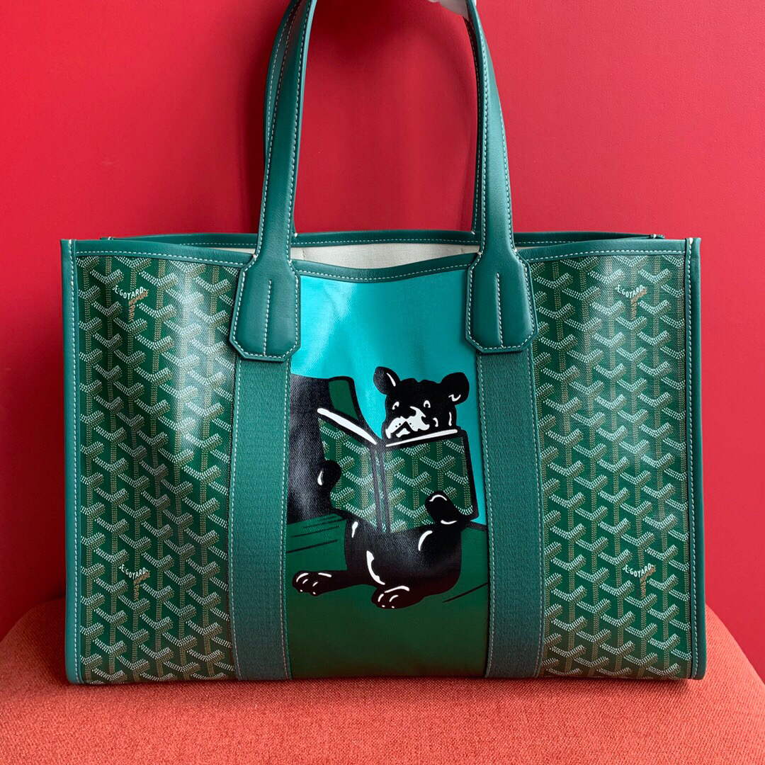 Goyard VILLETMMLTY08CL08X Villette Tote Bag MM Green - Default Title - View 1