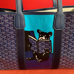 Goyard VILLETMMLTY08CL08X Villette Tote Bag MM Blue - Default Title - View 6