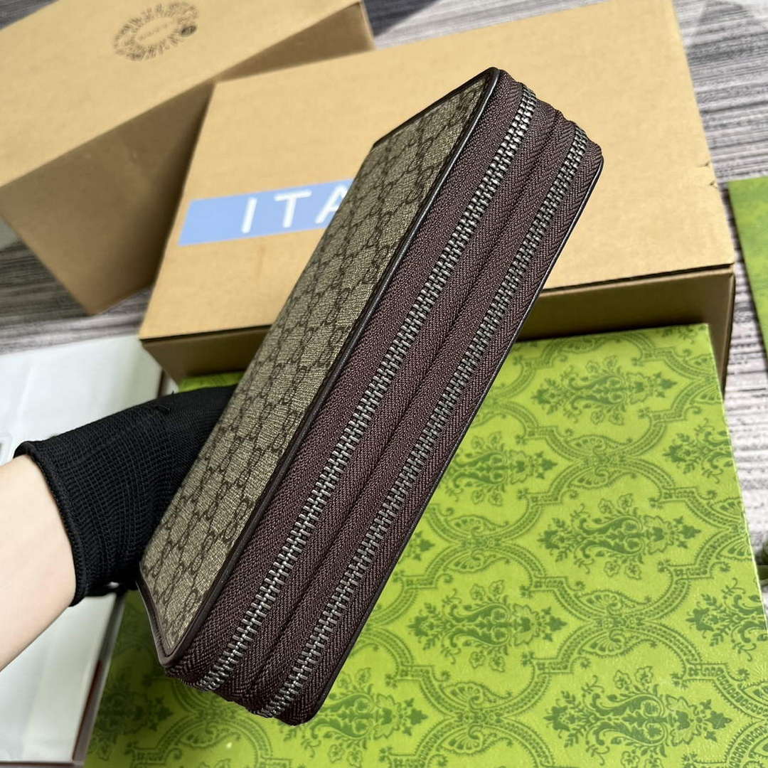 Gucci 336298 GG Travel Document Package Brown - Default Title - View 6