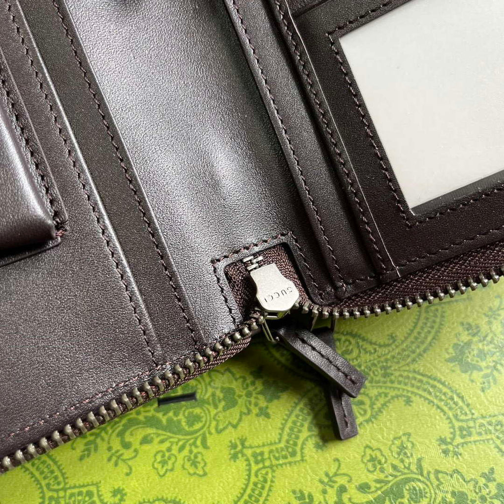 Gucci 336298 GG Travel Document Package Brown