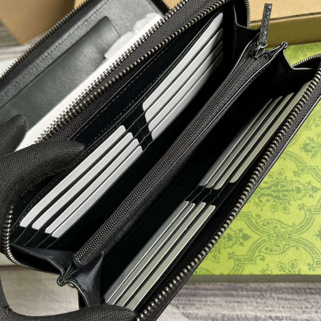 Gucci 336298 Travel Document Package Black - Default Title - View 9