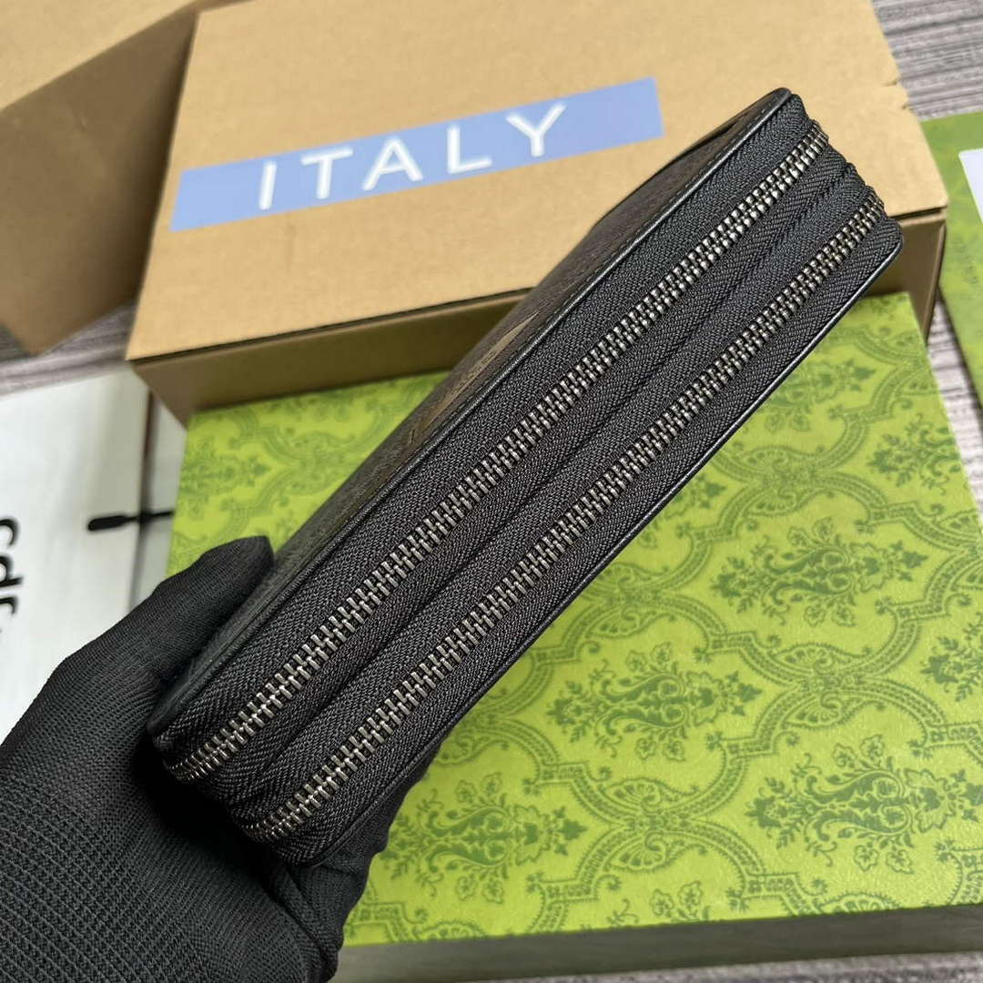 Gucci 358933 GG Travel Document Package Black - Default Title - View 6