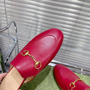 Gucci 423513 Women's Princetown Leather Slipper G53190 - Euro 34=US 3 - View 7