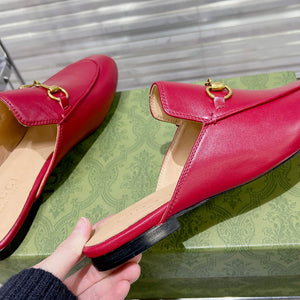 Gucci 423513 Women's Princetown Leather Slipper G53190 - Euro 34=US 3 - View 8