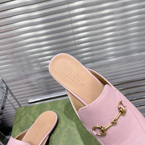 Gucci 423513 Women's Princetown Leather Slipper G53192 - Euro 34=US 3 - View 6