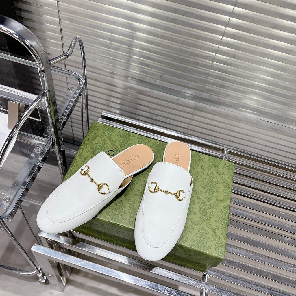 Gucci 423513 Women's Princetown Leather Slipper G53193