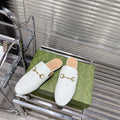 Gucci 423513 Women's Princetown Leather Slipper G53193
