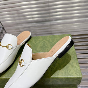 Gucci 423513 Women's Princetown Leather Slipper G53193 - Euro 34=US 3 - View 8
