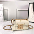 Gucci 432182 Padlock Bee Star small Shoulder Bag Beige - luxibagsmall