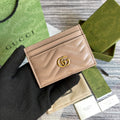 Gucci 443127 GG Marmont Card Case Apricot - Default Title - View 1