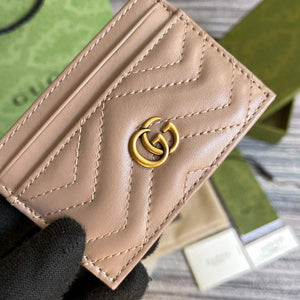 Gucci 443127 GG Marmont Card Case Apricot - Default Title - View 5