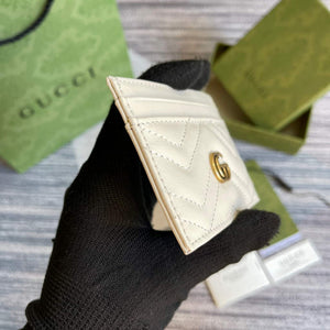 Gucci GG Marmont Card Case  443127 White - Default Title - View 3