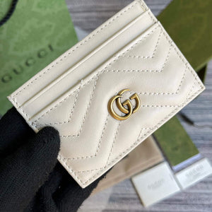 Gucci GG Marmont Card Case  443127 White - Default Title - View 6