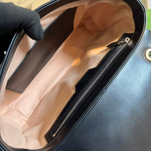 Gucci 443496 GG Marmont medium shoulder bag Black - Default Title - View 9
