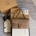 Gucci 443497 GG Marmont Matelass¨¦ shoulder Bag Light Pink - luxibagsmall