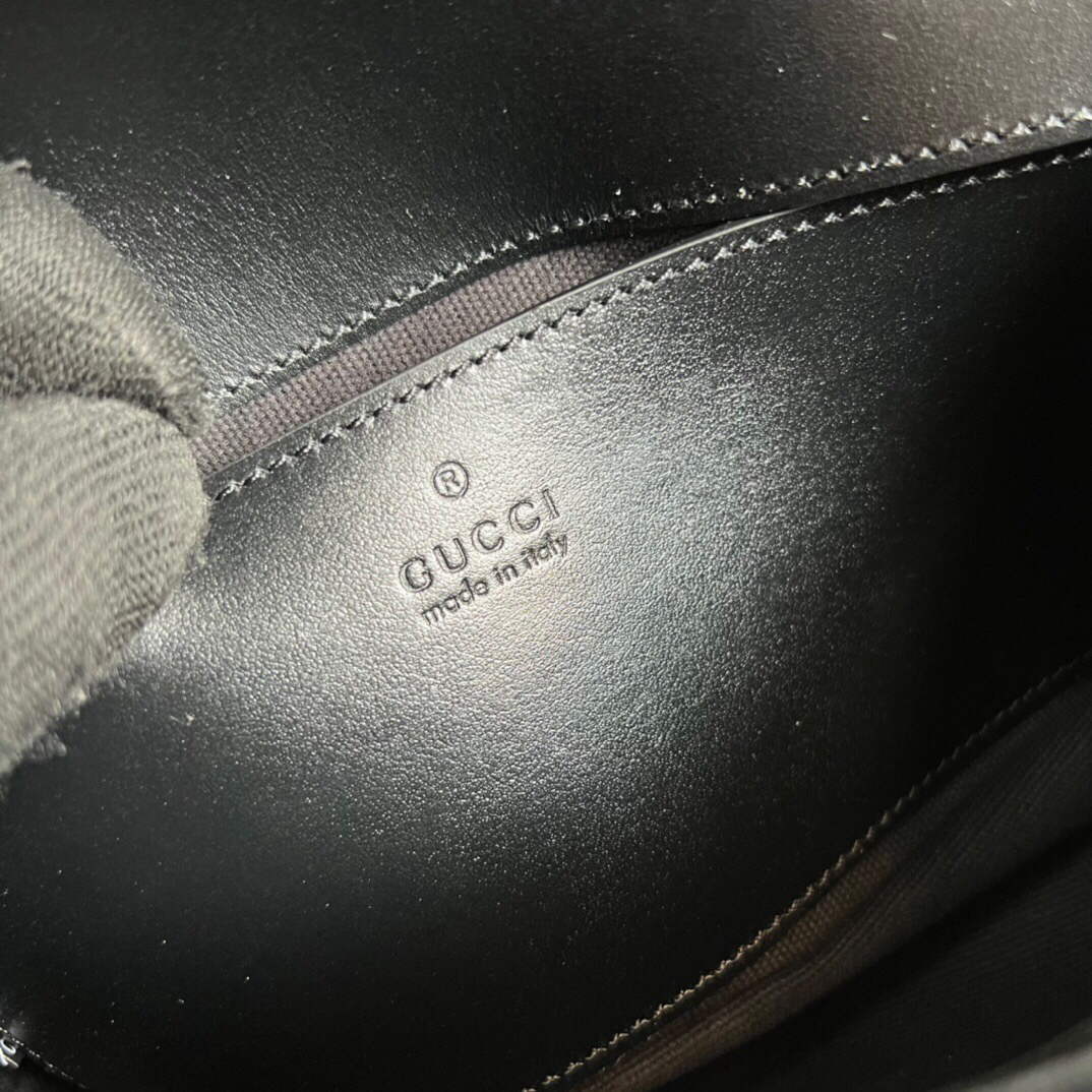 Gucci 446744 GG Marmont Matelass¨¦ Mini Bag Black